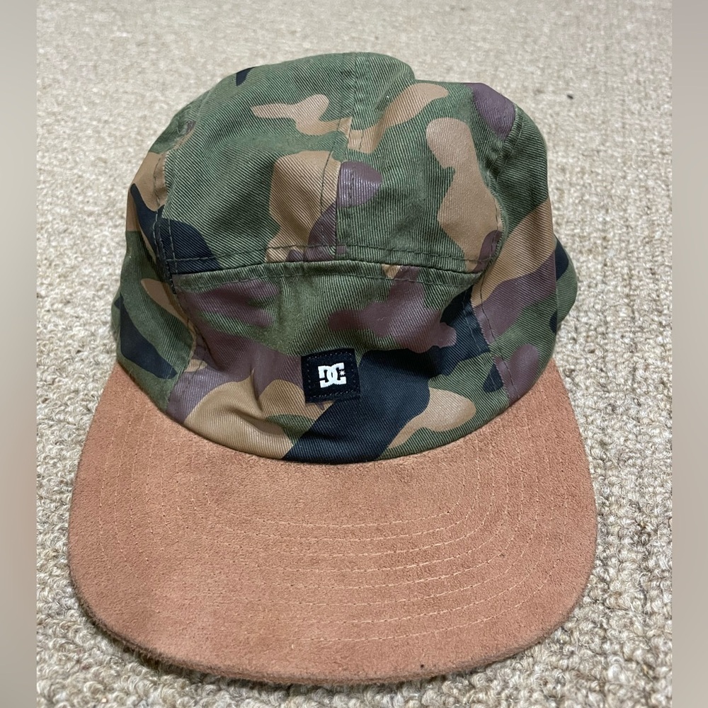 DC Green and Brown Camo Hat